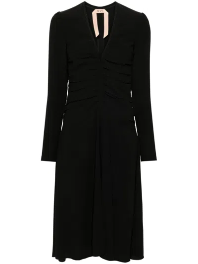 N°21 N21 Midi Dress In Black