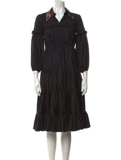 Pre-owned N°21 Midi Length Dress In Black