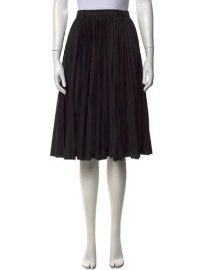 Pre-owned N°21 Midi Length Skirt In Black