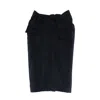 N°21 Midi Skirt With Front Bow Detail In Black
