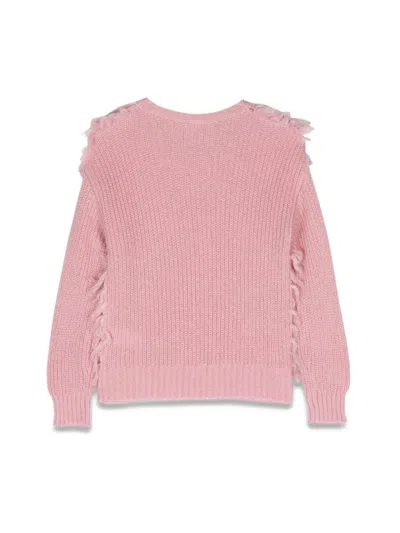 N°21 Mini Roll Neck Sweater In Pink