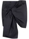 N°21 Mini Skirt With Bow In Black