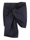N°21 N21 Mini Skirt With Bow In Multi