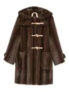 N°21 N21 Faux Fur Montgomery In Brown