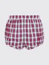 N°21 N21 Checked Shorts In Red