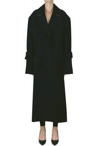 N°21 Oversized Coat In Black