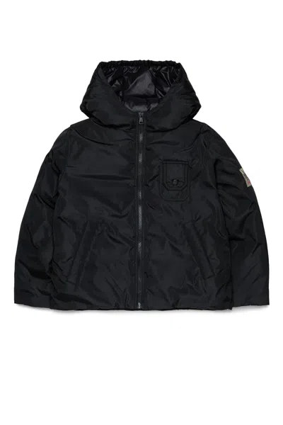 N°21 Kids' Padded Jacket With Logo In Black