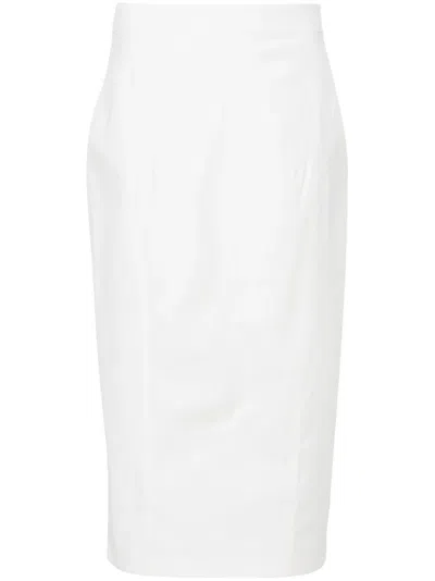 N°21 PANELLED MIDI SKIRT