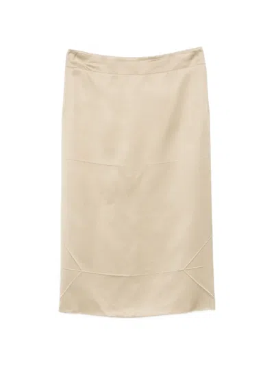 N°21 Panelled Satin Skirt In Multi