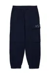 N°21 Pantaloni Jogger In Felpa Con Maxi Tasca In Blue