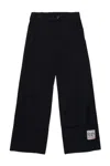 N°21 Pants With Logo And Turn-up In Black