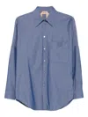 N°21 Patch-pocket Shirt In Blue