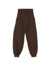 N°21 Patch-pocket Track Pants In Brown
