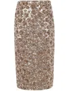 N°21 Pencil Skirt Clothing In Gold