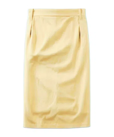 N°21 N21 Pencil Skirt In Yellow