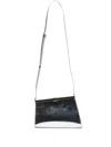 N°21 Petite Jeanne Metallic Shoulder Bag In Silver