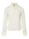N°21 Pintucks Long-sleeve Shirt In White