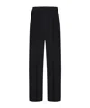 N°21 Silk Blend Satin Pyjama-style Trousers In Black