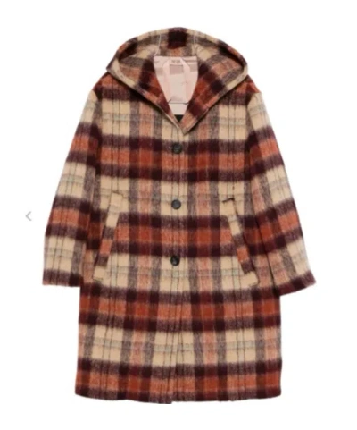N°21 Plaid Hooded Jacket In Multi