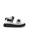 N°21 Logo-print Platform Sandals In White