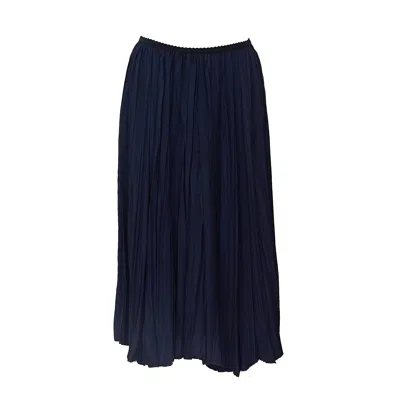 N°21 Pleated Midi Skirt With Elastic Waistband And Flowing Silhouette In Multi