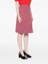 N°21 Pleated Mini Skirt In White