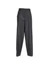 N°21 Wide-leg Pleated Pants In Black