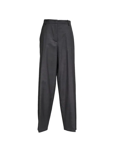 N°21 Pleated Pants In Black