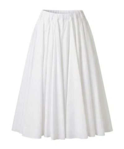 N°21 N21 Pleated Skirt In White