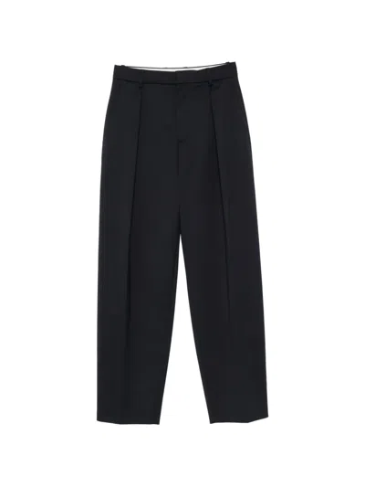N°21 Pleated Tailored Trousers In Black