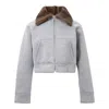 N°21 Plush Jacket In Gray