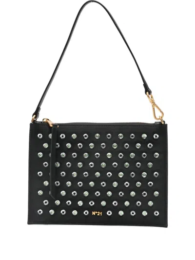 N°21 Pochette Large In Black