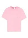 N°21 Pocket Short-sleeve Top In Pink