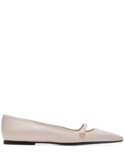 N°21 Point-toe Ballerina Shoes In Neutrals