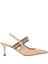 N°21 Pointed-toe Slingback Pumps