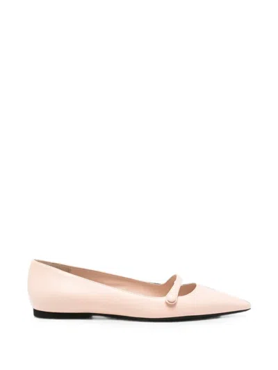N°21 Pointed-toe Flat Pumps In Pink