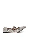 N°21 Pointed-toe Strap Pumps In Gray