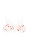 N°21 Polka Dot Bra In White