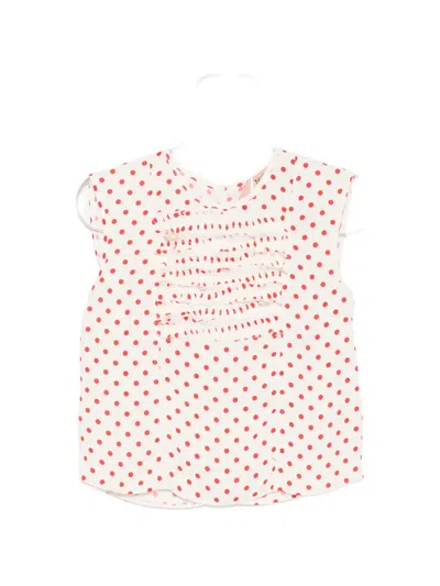 N°21 Polka-dot-pattern Blouse In Pink