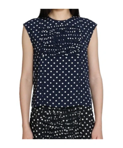 N°21 Polka Dot T-shirt In Blue