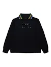 N°21 Polo-collar Sweatshirt In Black