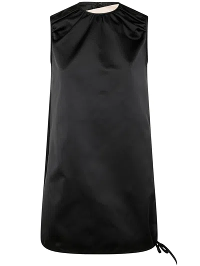 N°21 POLYESTER DRESS,H031.5279 9000 BLACK