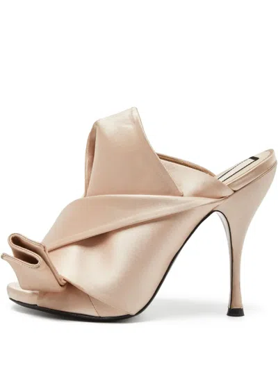 Pre-owned N°21  120mm Satin Sandals