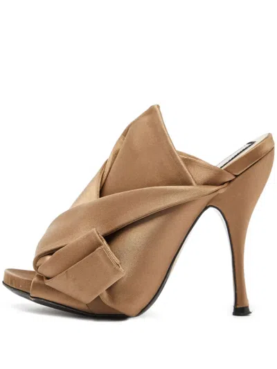 Pre-owned N°21  120mm Satin Sandals