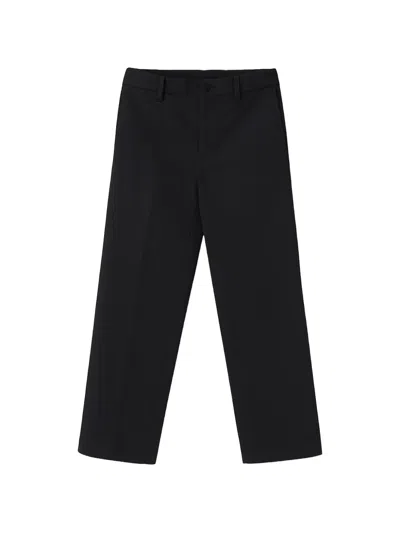N°21 Kids' Pressed-crease Tailored Trousers In Black