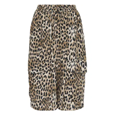 N°21 Printed Bermuda Shorts In Brown