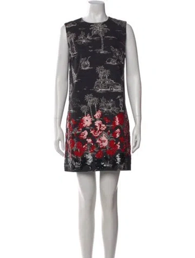 Pre-owned N°21 Printed Mini Dress In Multi