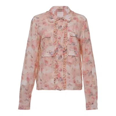 N°21 Printed Ruffles Blouses In Multi