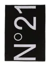 N°21 Printed Towel In Black