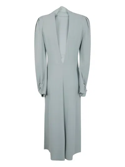 N°21 Puff-sleevedress In Blue